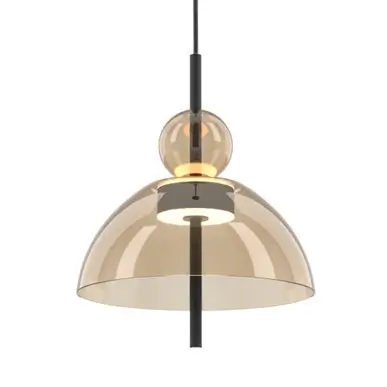 Wisząca lampa Bangkok MOD185PL-L12CG3K1 LED 12W 3000K do salonu mosiądz