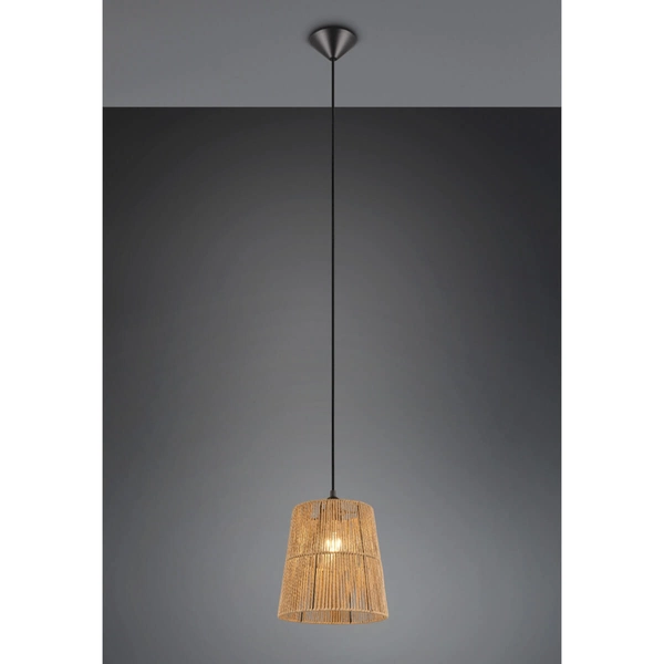 Zwisająca lampa Holm R31041026 RL Light zwis cage do salonu brązowy czarny