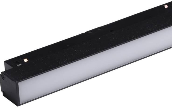 Lampa podłużna do szyn magnetycznych Saga AZ4619 LED 24W 4000K czarna