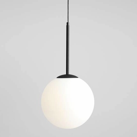 Modernistyczna lampa wisząca BOSSO 1087G1 Aldex szklana kula