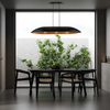 Kuchenna lampa wisząca nad stół Gondola L 40640 Sigma z żywicy złota