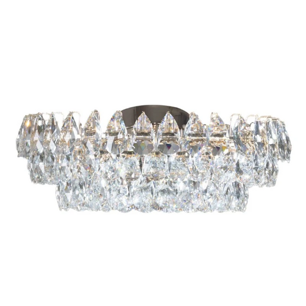 Lampa sufitowa BARLETTA różowe złoto przezroczysta AZ6902 1xLED 60W 3000K glamour