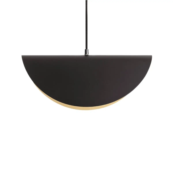 Metalowa lampa wisząca Sessanta ABR-LW-SES do salonu złota czarna