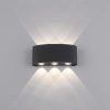 Grafitowa lampa ścienna Carlo LED 4,8W minimalistyczna