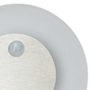 Schodowa lampa ścienna Oti EKS1503 LED 0,6W 4000K okrągła biały srebrny