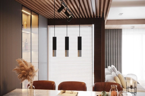 Loftowa LAMPA wisząca SL.0941 modernistyczna OPRAWA metalowy ZWIS tuby czarne chrom