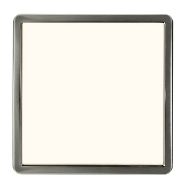 Sufitowa lampa kwadratowa OJA 2015056155 LED 14,5W 3000-4000K srebrny