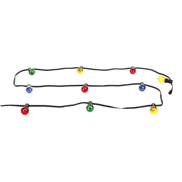 Kolorowy łańcuch do ogrodu 6,2m 10 LED 250W IP44 multikolor