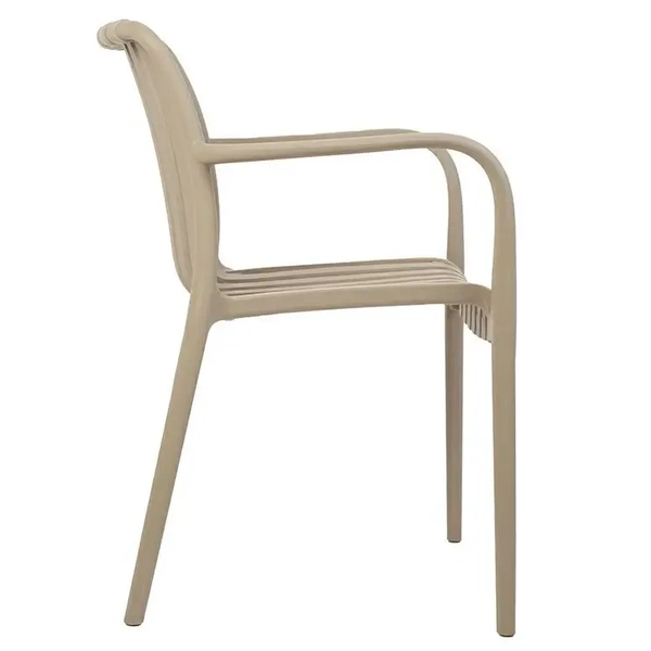 Krzesło na zewnątrz STRIPS KH1501100283 King Home minimalistyczne beżowe