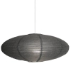 Owalny abażur do lampy Villo 60 2213253250 papierowy szary