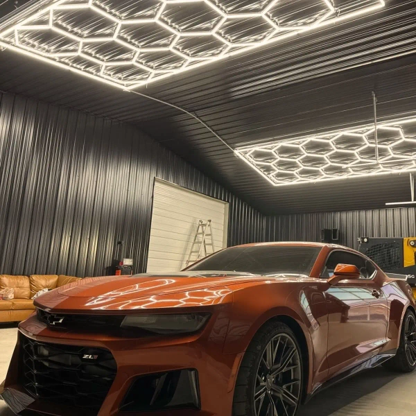 Oświetlenie sufitowe Hexagon HEX-240X480-WW LED 650W 3000K IP54 biały