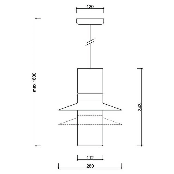 Wisząca lampa art. deco Caponio CPA199P0 nad wyspę biała niebieska