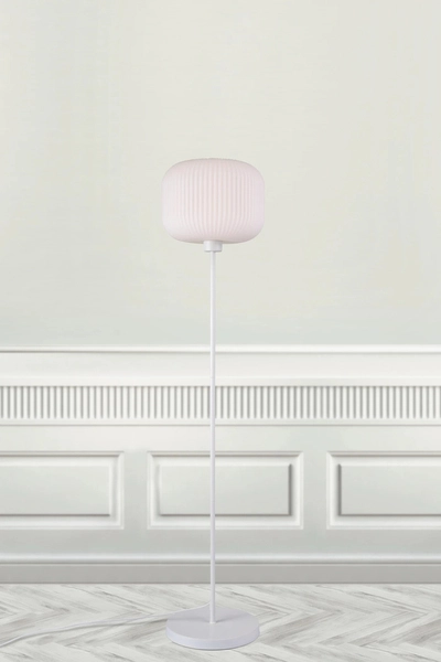 Lampa podłogowa Milford 48924001 Nordlux do jadalni biała