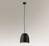 Wisząca LAMPA industrialna MISAWA 7838 Shilo metalowa OPRAWA okrągły ZWIS loftowy czarny