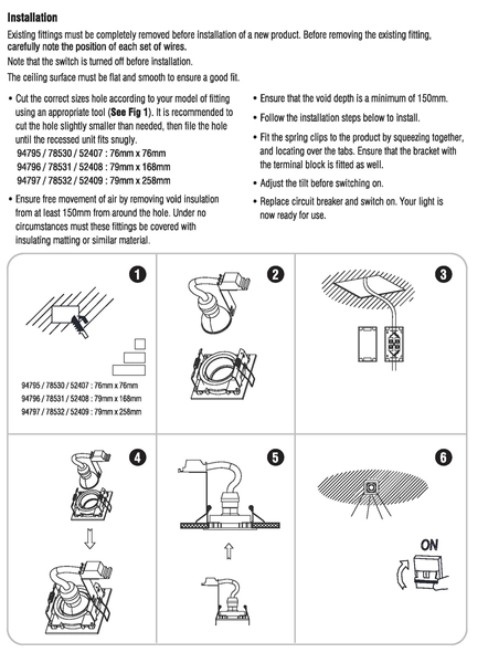 Oprawa podtynkowa downlight Xeno 52408 z regulacją Saxby aluminium