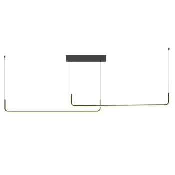 Ledowa wisząca lampa nad stół Urus PO645 LED 30W 3000K czarny