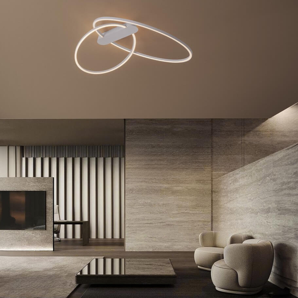Sufitowa lampa COMARAPA LE44669 LED 42W 3000K ringi biała
