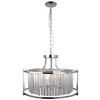 Wisząca lampa glamour CGASBURP na łańcuchu nad stół chrom