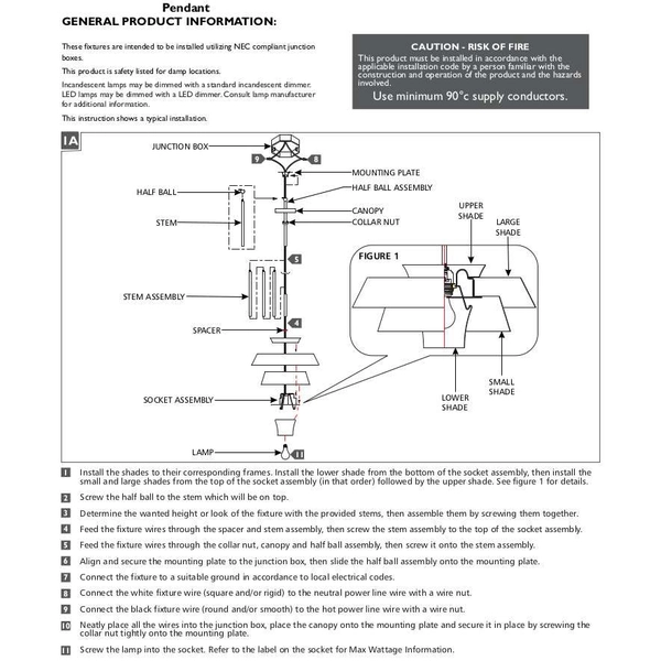 Modernistyczna LAMPA wisząca Brisbin FE-BRISBIN-MW Elstead FEISS metalowa OPRAWA okrągły ZWIS designerski biały matowy