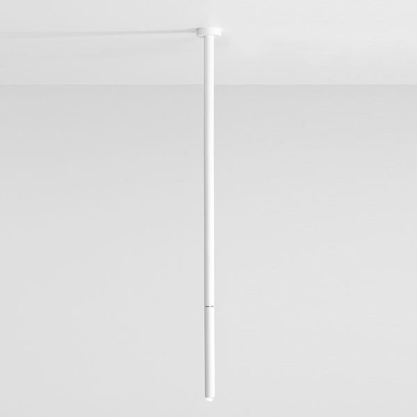 Sufitowa lampa Stick 1084PL_G_L Aldex minimalistyczna biała tuba do jadalni