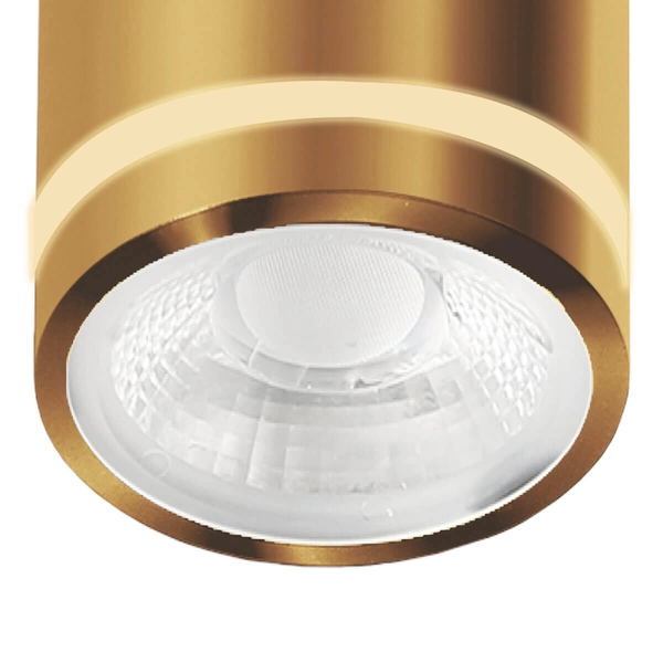 Sufitowa lampa tuba VICI AZ6041 LED 12W 3000-6000K IP44 do łazienki złoty