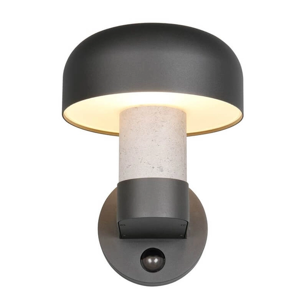 Ogrodowy kinkiet ścienny FRASER 262569178 metalowy IP54 szary