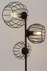 Stojąca lampa loft Madam 32375 podłogowy druciak czarny do salonu