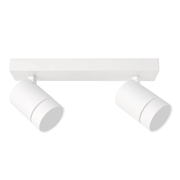 2-punktowa lampa natynkowa Selma z regulacją LED 10W 4000K biała