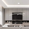 Ściemnialna wisząca lampa 20129 LED 41W 3000K liniowa biały