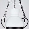 Rustykalna LAMPA wisząca PETRONEL 7076 Rabalux stylizowany zwis OPRAWA  drewno orzech biała rustic