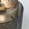 Lampa wisząca Plexus 72831 Endon metalowa ażurowa loftowa czarna