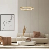 Pierścieniowa wisząca lampa Krone P097PL-L36BS3K1 LED 36W 3000K mosiądz