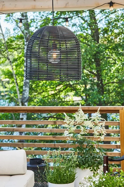 Ogrodowa girlanda świetlna LED 2,4W 5,5m łańcuch czarny