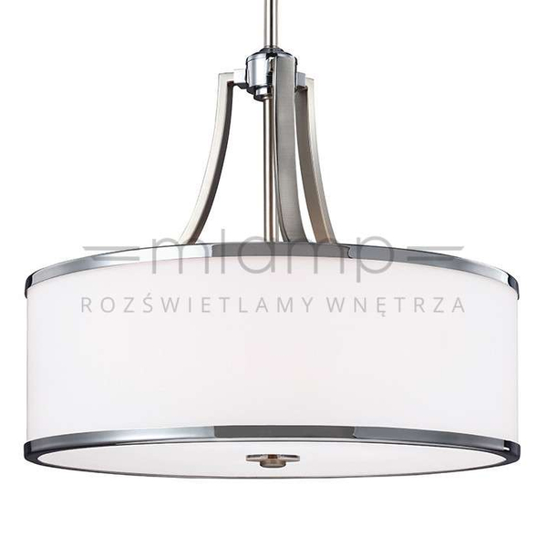 LAMPA wisząca PROSPECT PARK FE-PROSPECT-PARK-4P Elstead FEISS klasyczna OPRAWA zwis nikiel satynowy