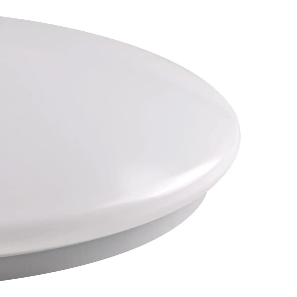 Minimalistyczny plafon BONIFACY 326867 do salonu okrągły biały