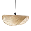 Sypialniana lampa wisząca Koshi P0498 Maxlight boho ratan beżowy czarny
