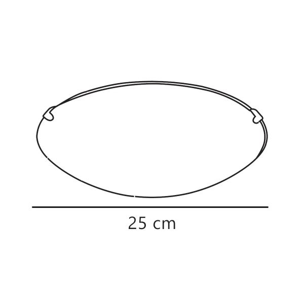 Okrągły plafon do salonu STANDARD 25326001 do kuchni biały