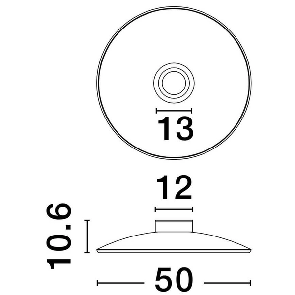 Sufitowa lampa HUANUCO LE44836 LED 33W 3000K do jadalni dysk szara