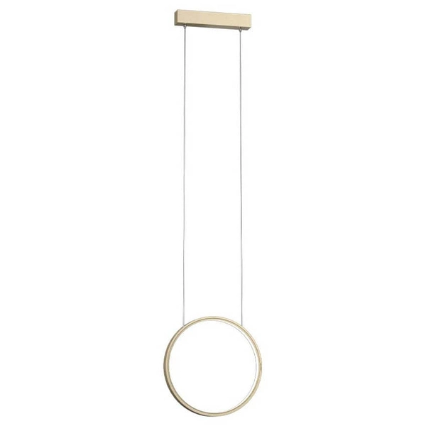 Zwis do kuchni AGARO 5316 Shilo LED 9W 3000K nad wyspę ring złoty