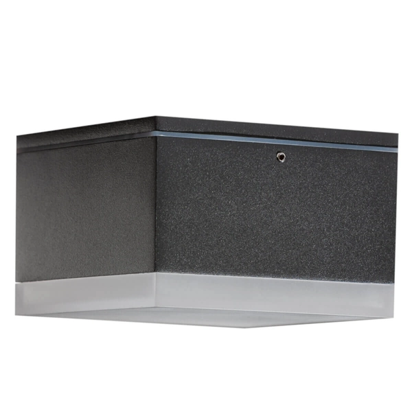 Kwadratowa lampa przysufitowa APULIA AZ4338 LED 8W 3000K IP54 szary