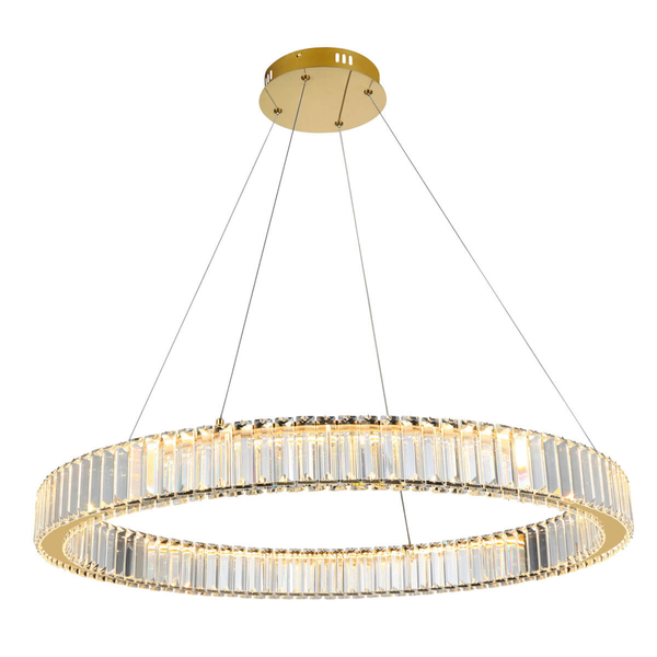 Pierścieniowa lampa wisząca SPARK AZ5790 Azzardo LED 72W 3000K złota