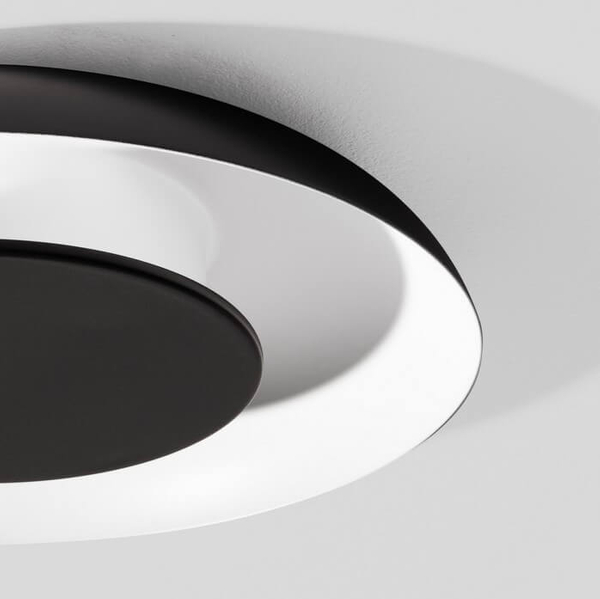 Lampa sufitowa okrągła CAPINOTA LE44800 LED 24W 2700-4000K czarny biały