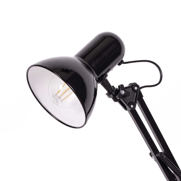 Czarna lampa stołowa Cosmo K-MT-COSMO Kaja stojąca z regulacją do biura