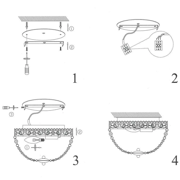 Sufitowa LAMPA glamour SAXHOLM 106063 Markslojd okrągła OPRAWA plafon metalowy kryształki pałacowe IP21 złote przezroczyste