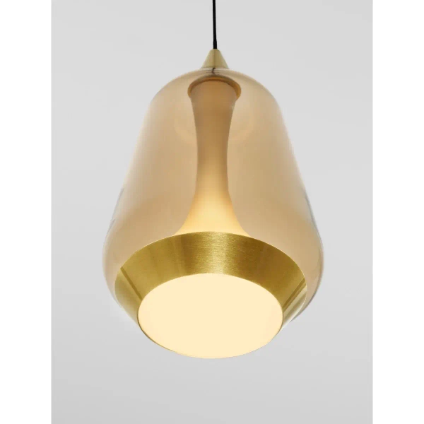 ledowa lampa wisząca RORIZNO LE45112 LED 8W 3000K czarno złota