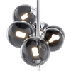 Lampa wisząca Dallas MOD545PL-06CH kule przydymione chrom