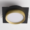 Lampa podstropowa wpuszczana downlight czarna złota Hoop OUTLET