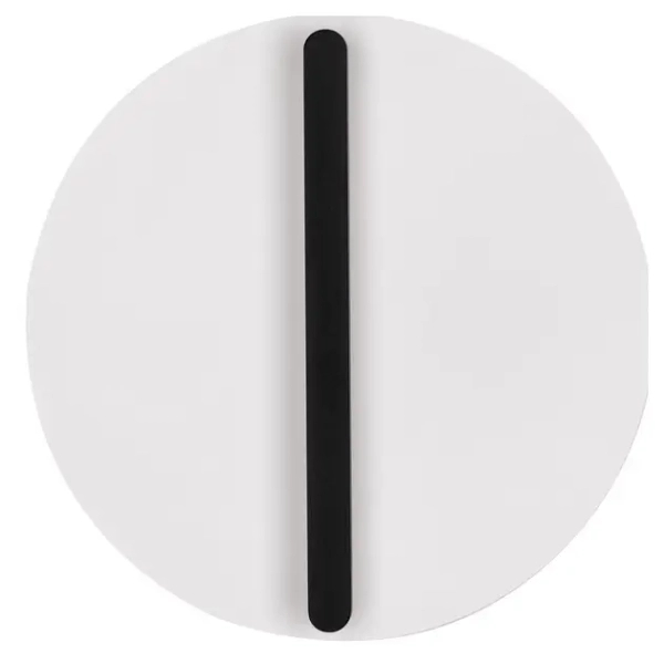 Naścienna lampa tarcza GALURCA LE45548 LED 20W 3000K metalowa czarna biała