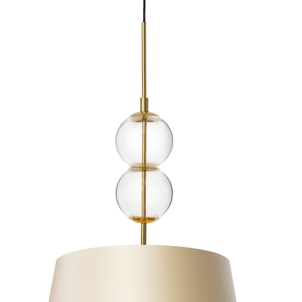 Wisząca lampa szampańska COCO 11104107 zwis ze szklanymi kulami