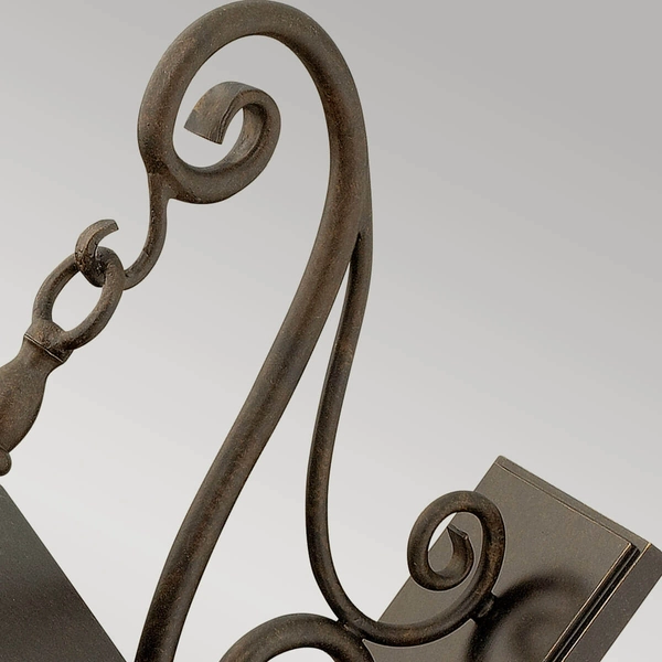 Kinkiet elewacyjny wiszący HK-TRELLIS2-L Hinkley klasyczny brązowy